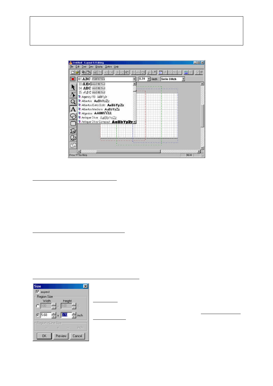 Addendum to pe-design ii cd book, Chapter 1 – true type fonts | Brother PE-DESIGN Ver.432 User Manual | Page 5 / 16