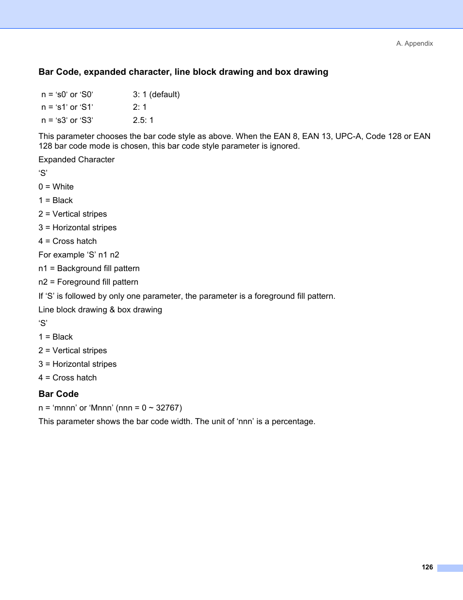 Bar code | Brother HL-5280DW User Manual | Page 134 / 152
