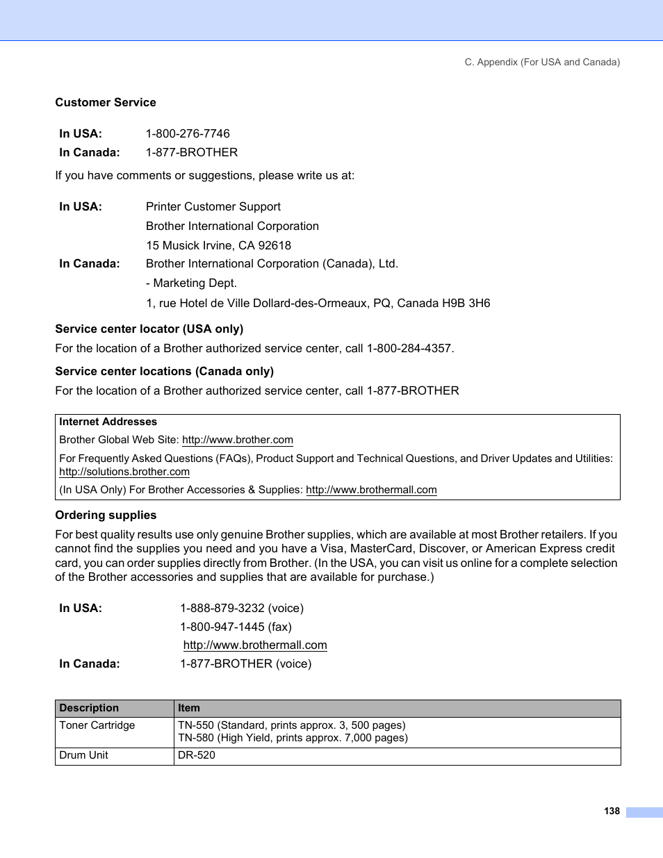 Brother HL-5280DW User Manual | Page 146 / 152