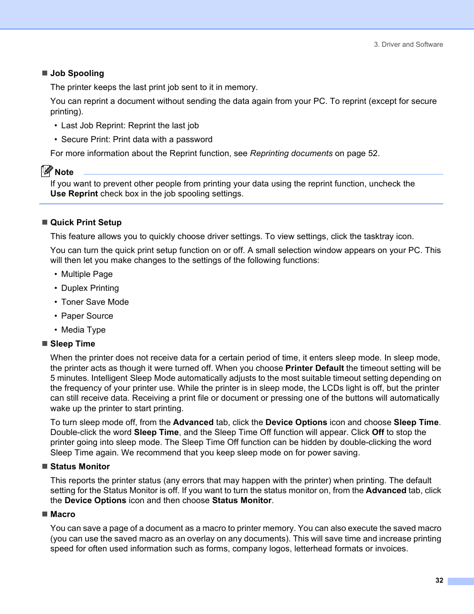 Brother HL-5280DW User Manual | Page 40 / 152