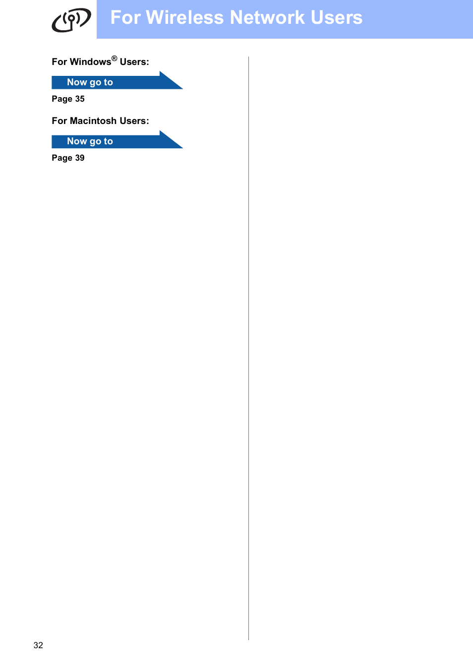 For wireless network users | Brother MFC-495CW User Manual | Page 32 / 46