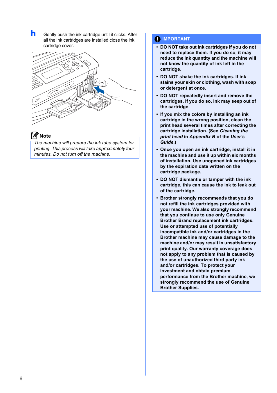 Brother MFC-495CW User Manual | Page 6 / 46