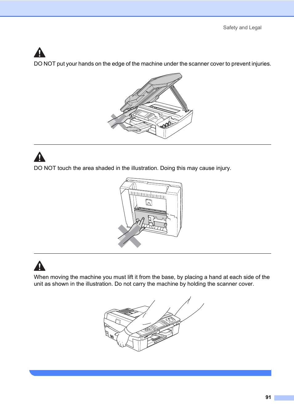 Safety and legal 91 | Brother MFC-820CW User Manual | Page 107 / 171