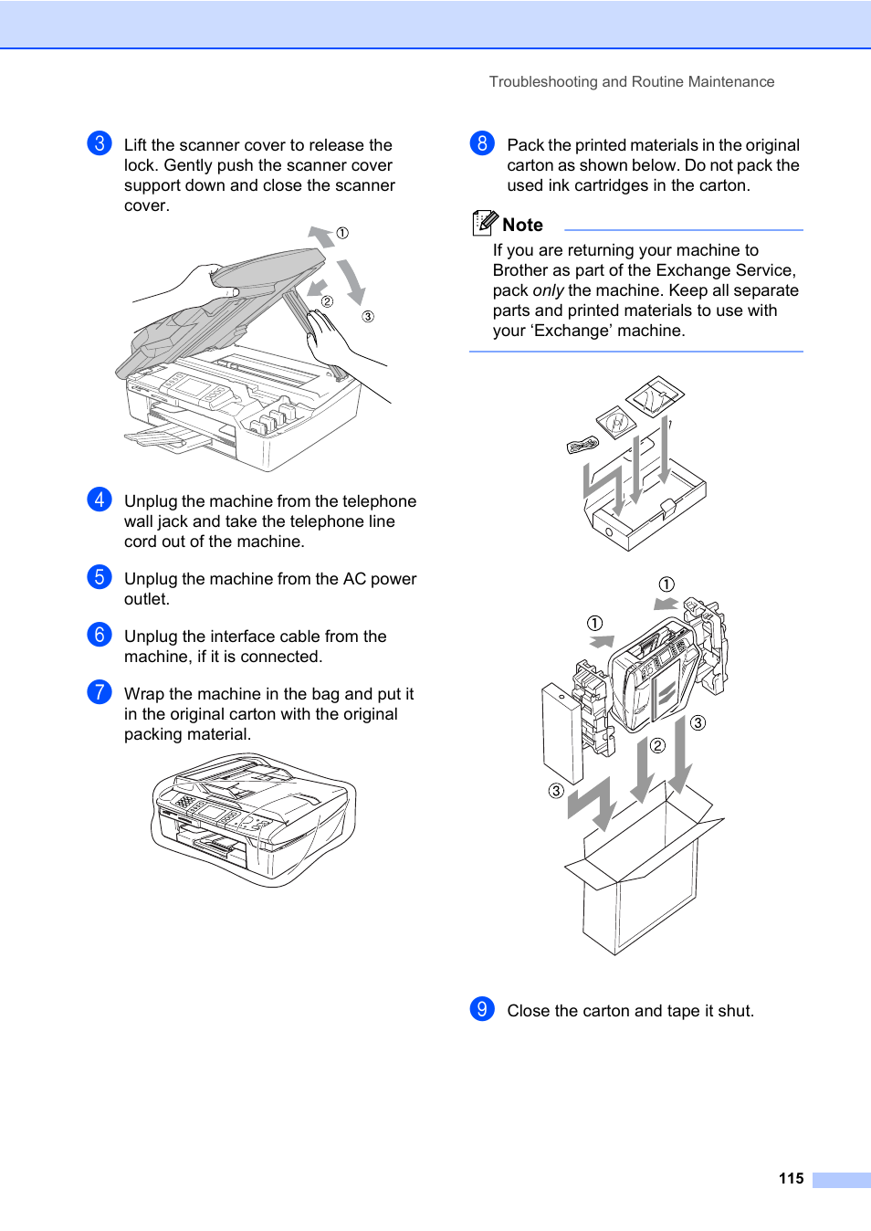 Brother MFC-820CW User Manual | Page 131 / 171