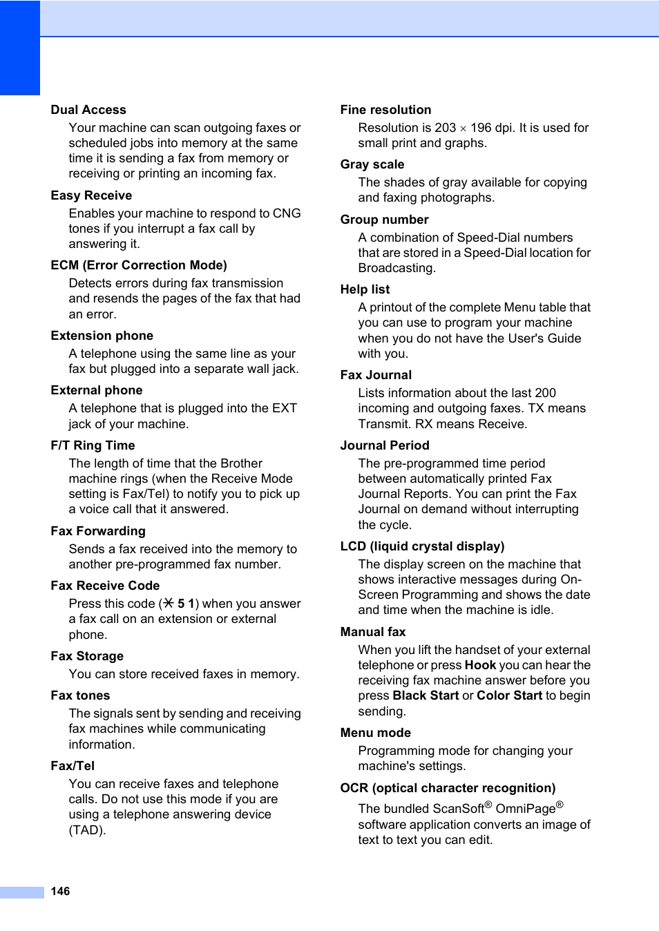 Brother MFC-820CW User Manual | Page 162 / 171