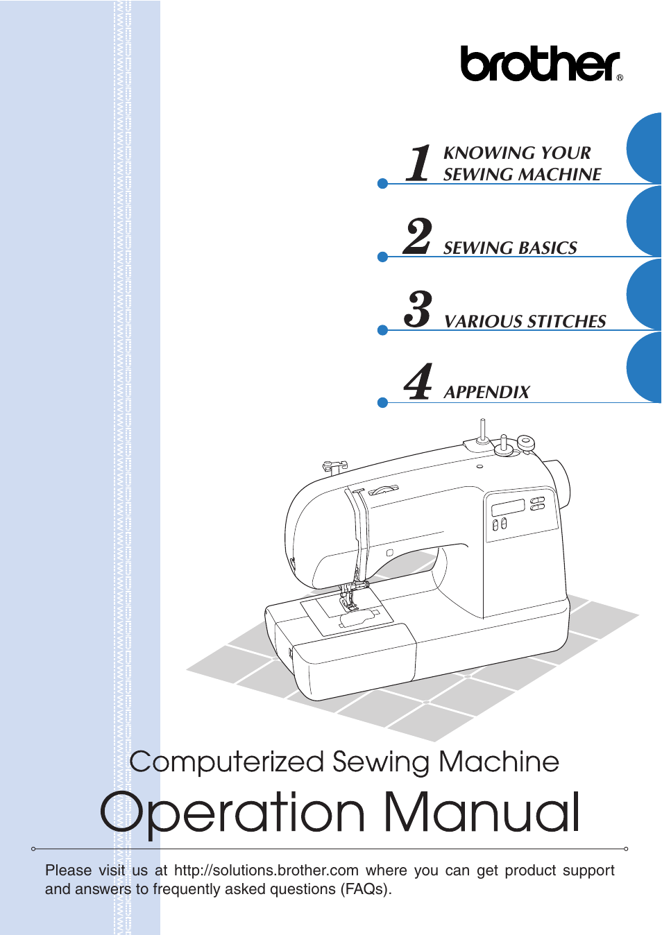 Brother XR-9000 User Manual | 80 pages