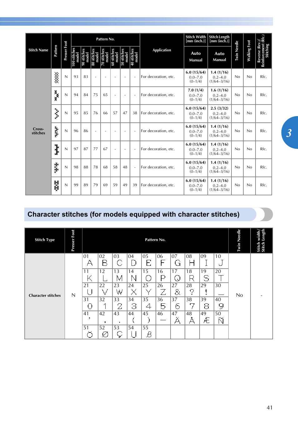 Brother XR-9000 User Manual | Page 43 / 80