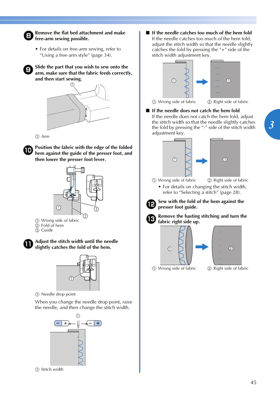 Brother XR-9000 User Manual | Page 47 / 80