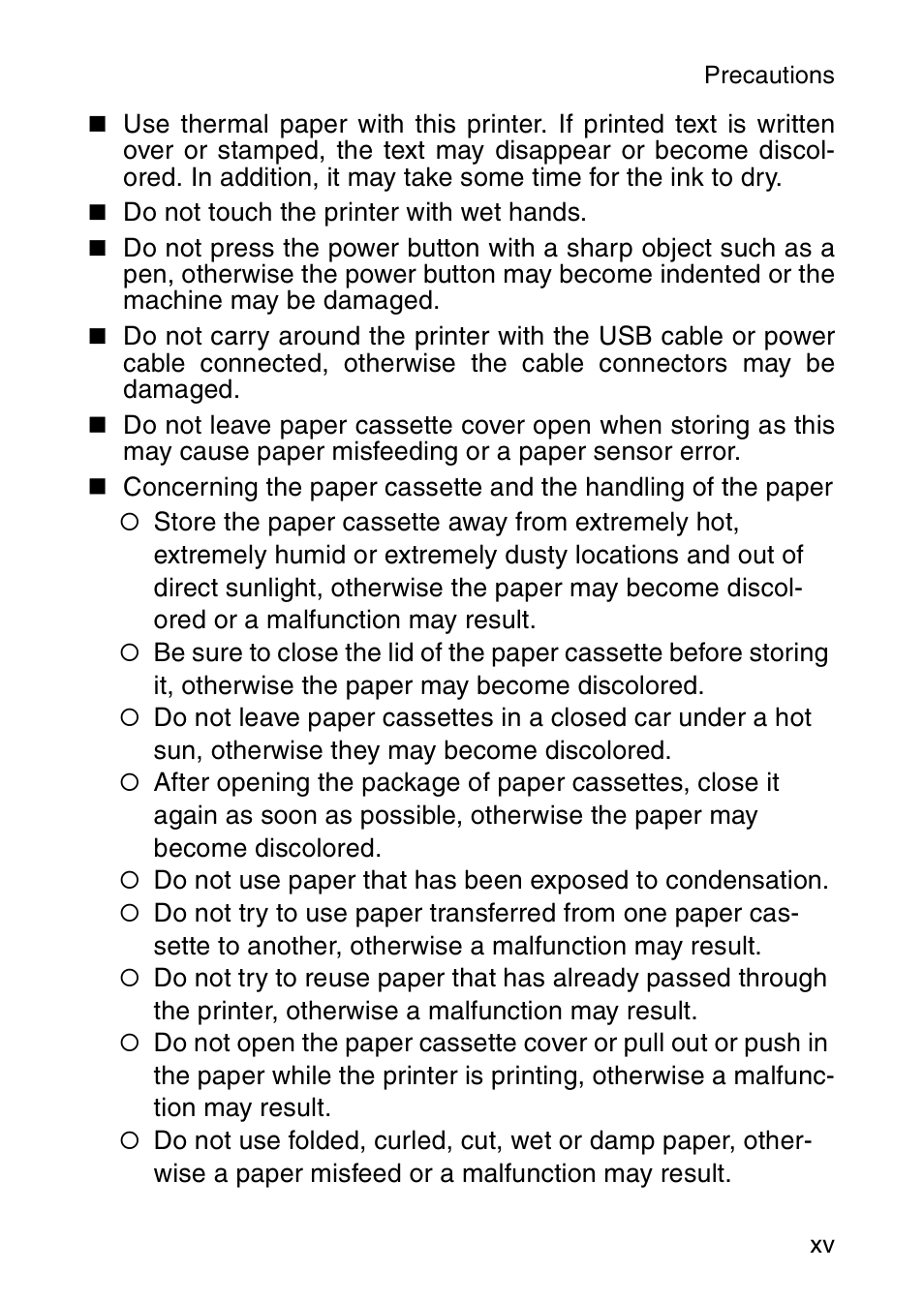Brother MW-260 User Manual | Page 16 / 45