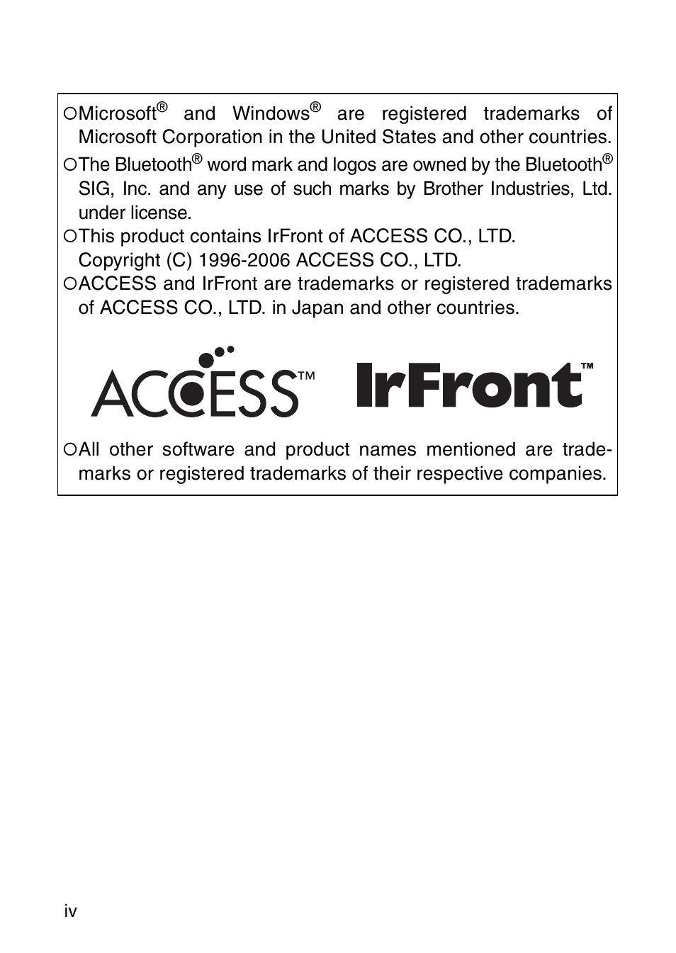Brother MW-260 User Manual | Page 5 / 45