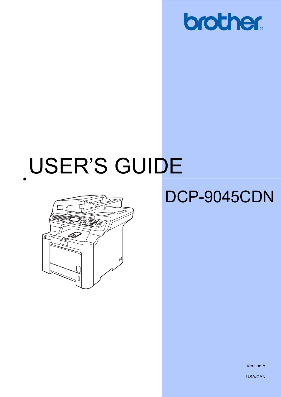 Brother DCP-9045CDN User Manual | 192 pages