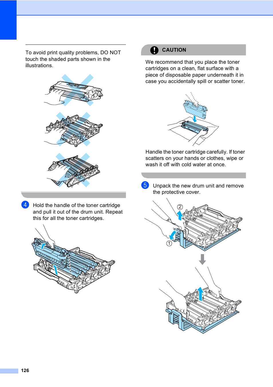 Caution | Brother DCP-9045CDN User Manual | Page 140 / 192