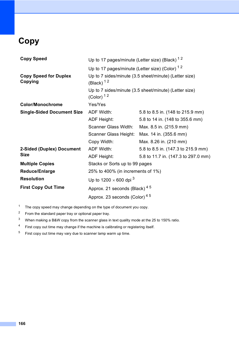 Copy | Brother DCP-9045CDN User Manual | Page 180 / 192