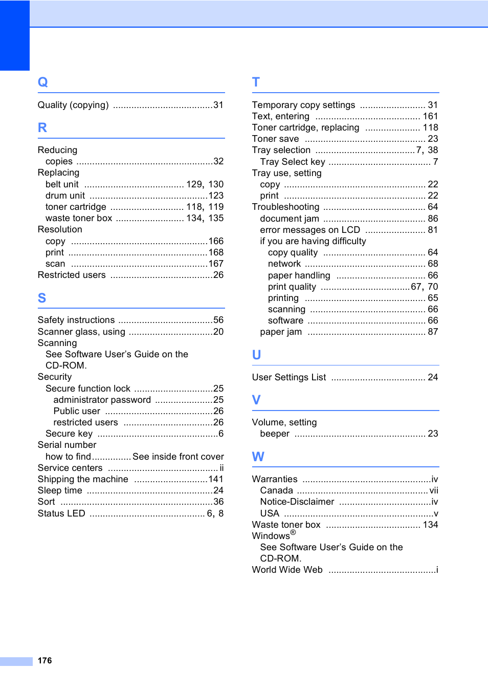 Brother DCP-9045CDN User Manual | Page 190 / 192