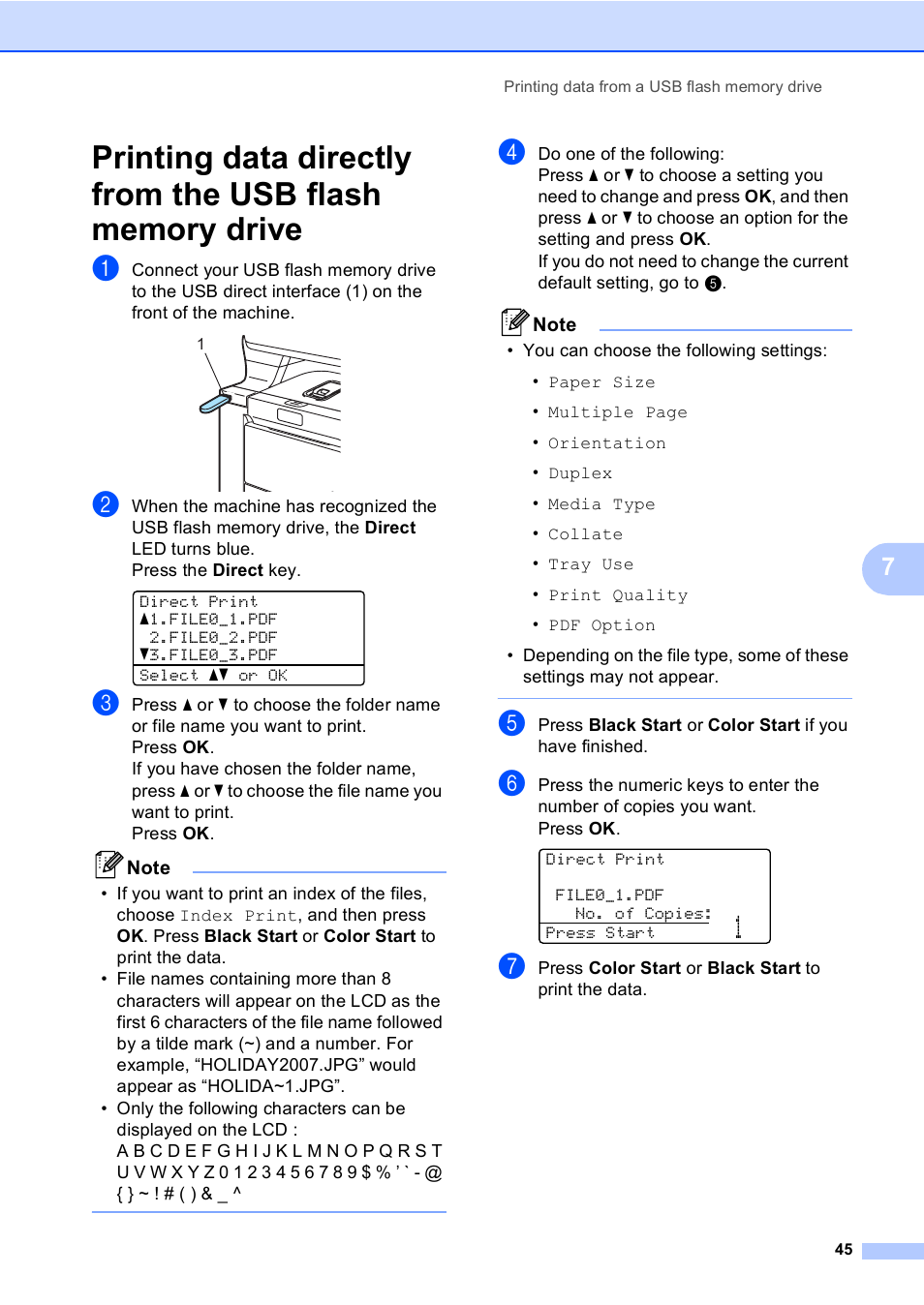 Brother DCP-9045CDN User Manual | Page 59 / 192