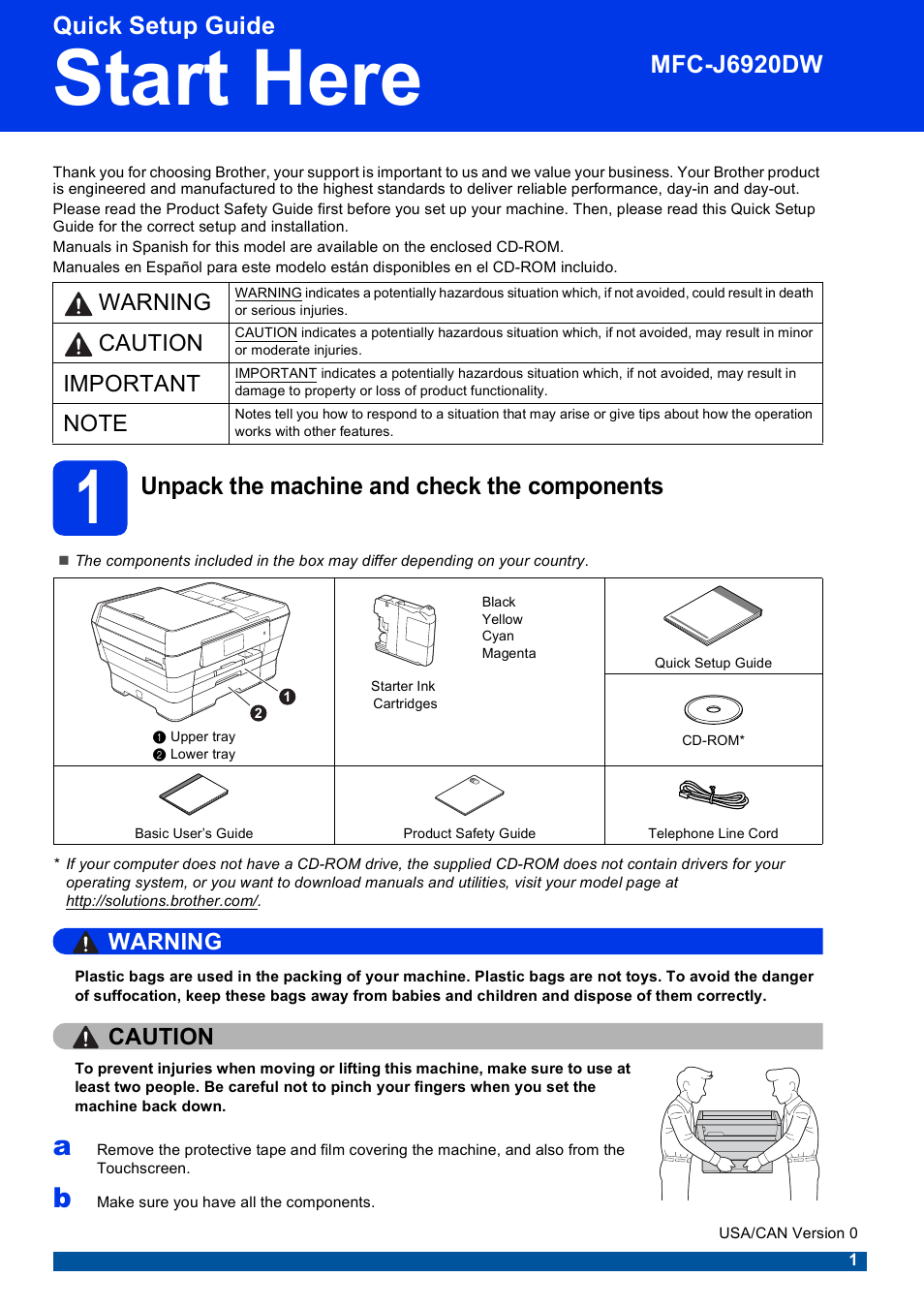Brother MFC-J6920DW User Manual | 46 pages