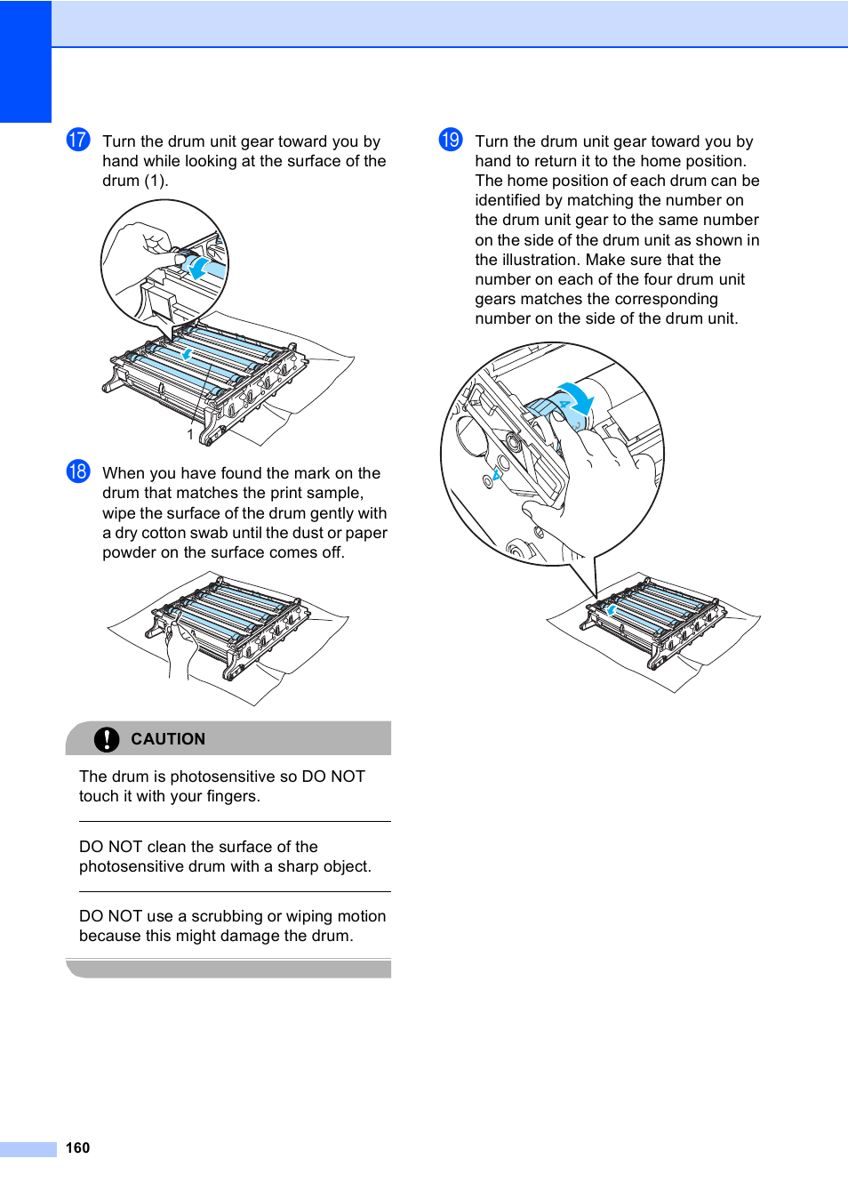 Caution | Brother MFC-9450CDN User Manual | Page 176 / 252