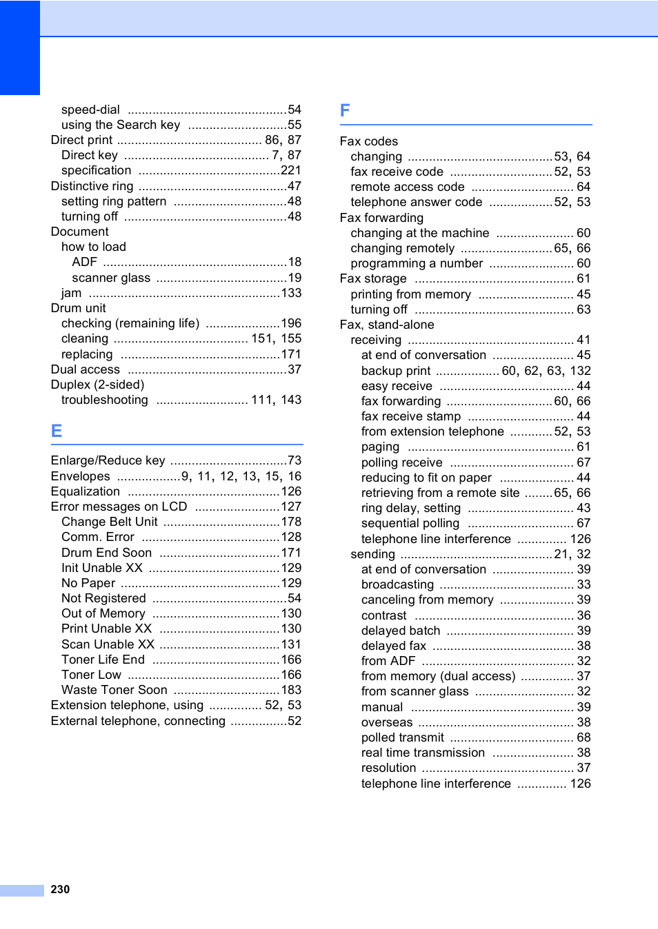 Brother MFC-9450CDN User Manual | Page 246 / 252