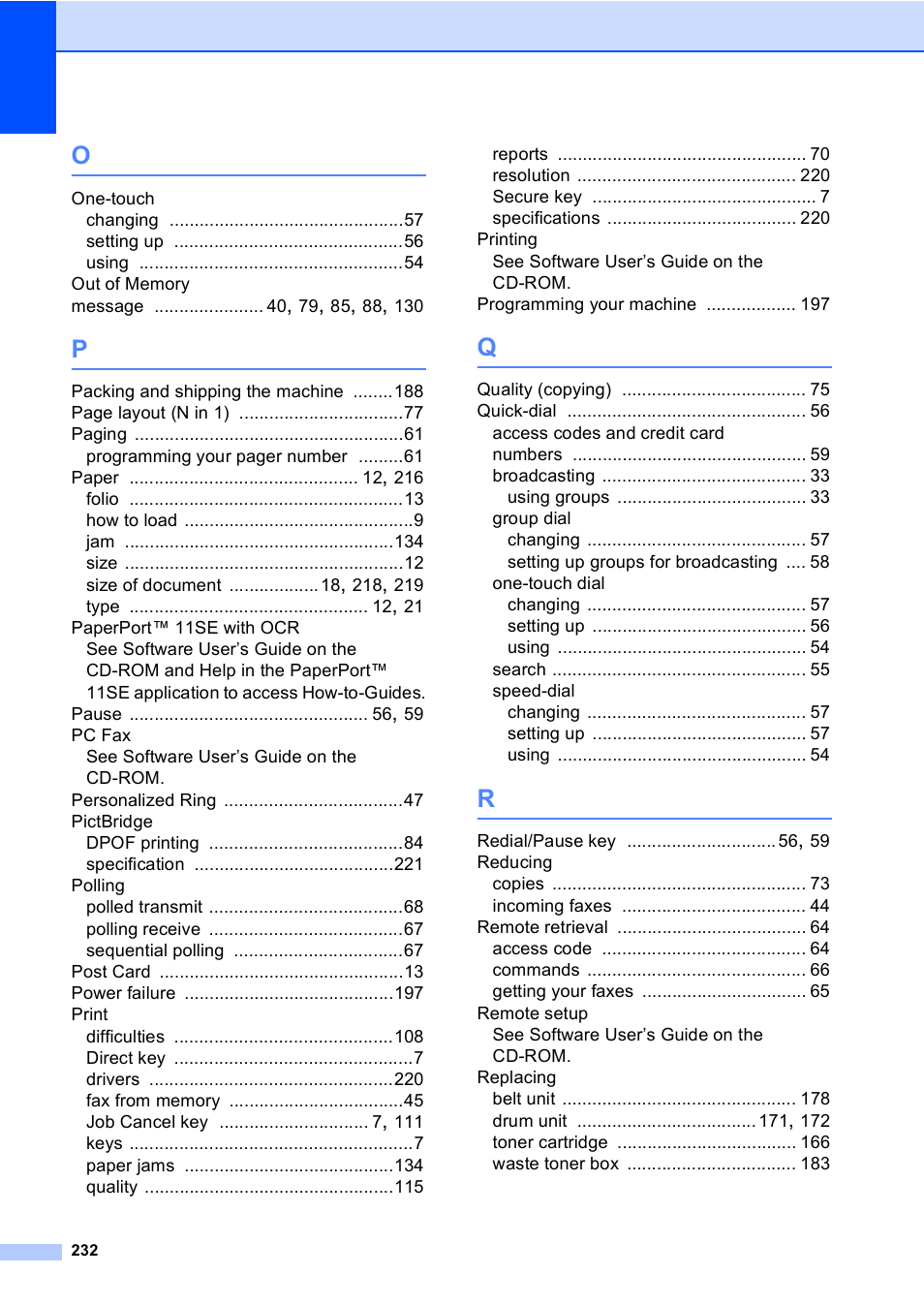 Brother MFC-9450CDN User Manual | Page 248 / 252