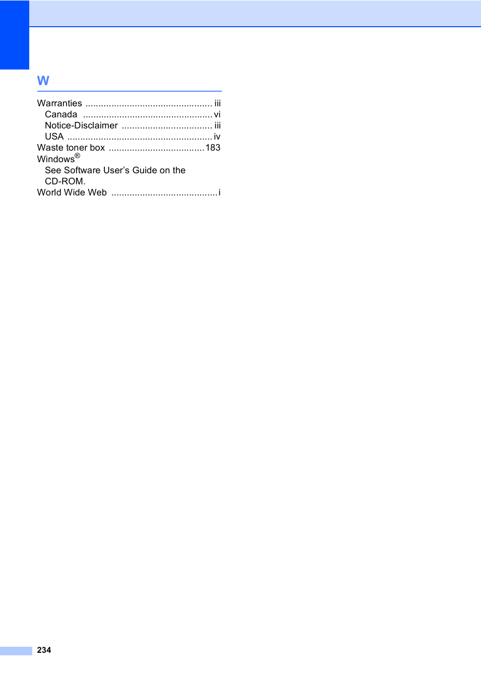 Brother MFC-9450CDN User Manual | Page 250 / 252