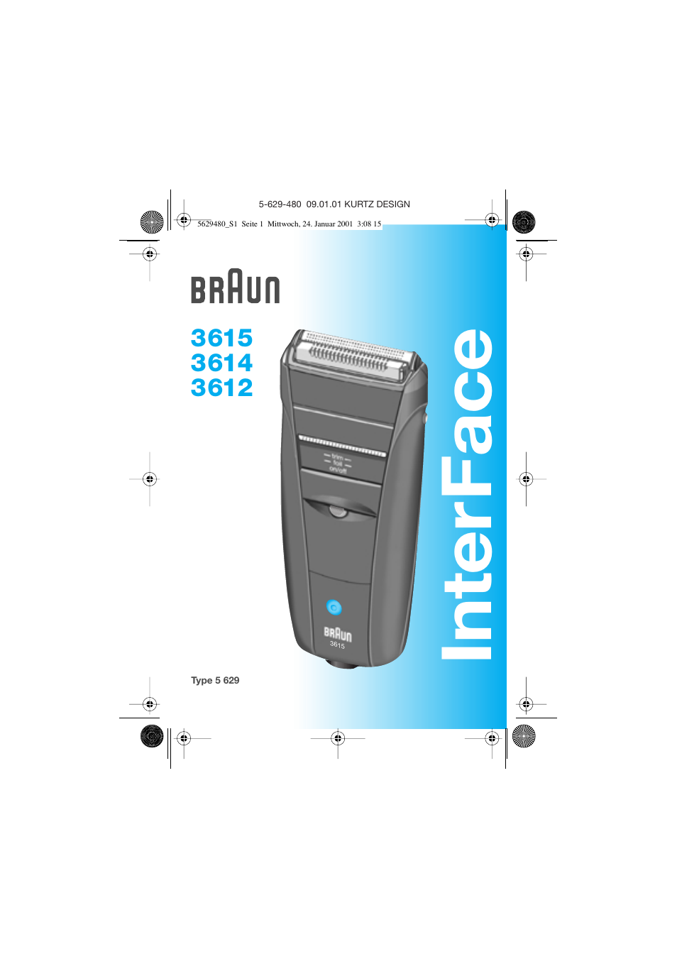 Braun 3612 InterFace User Manual | 46 pages