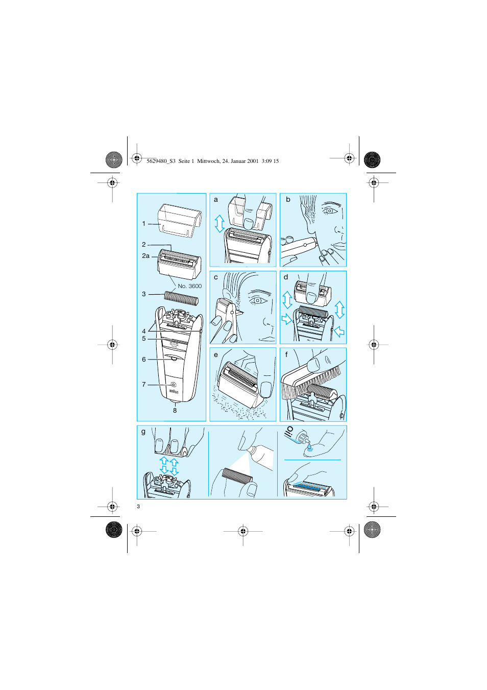 Braun 3612 InterFace User Manual | Page 3 / 46