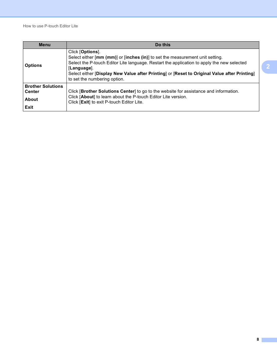 Brother PT-P700 User Manual | Page 12 / 49