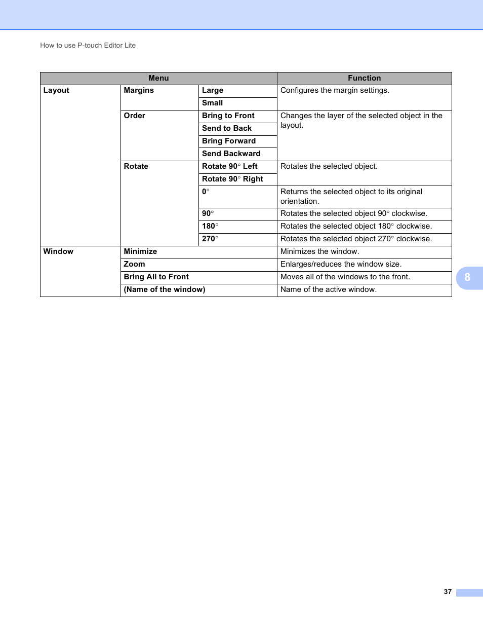 Brother PT-P700 User Manual | Page 41 / 49