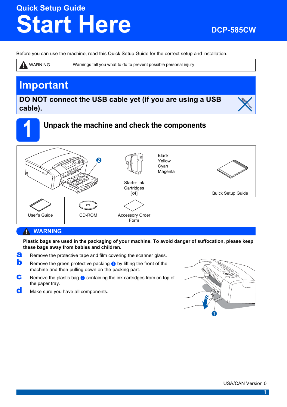 Brother DCP-585CW User Manual | 43 pages