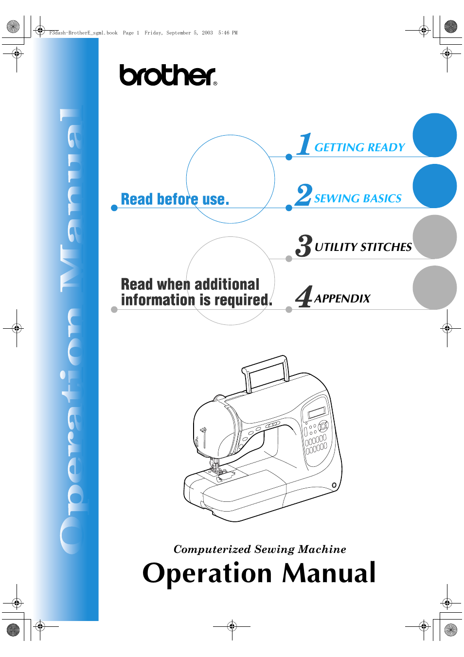 Brother NX 600 User Manual | 160 pages