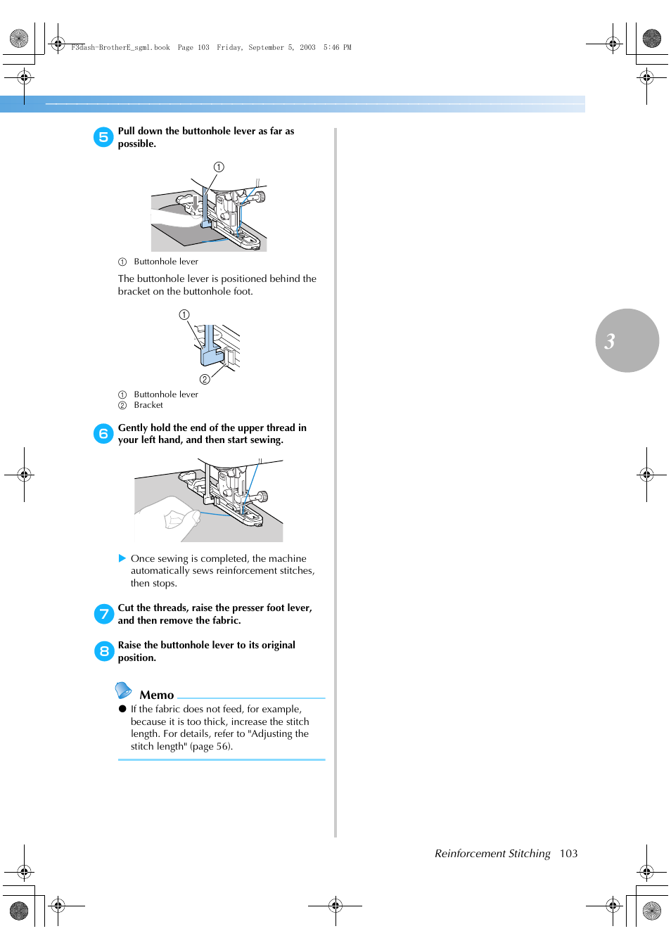 Brother NX 600 User Manual | Page 109 / 160