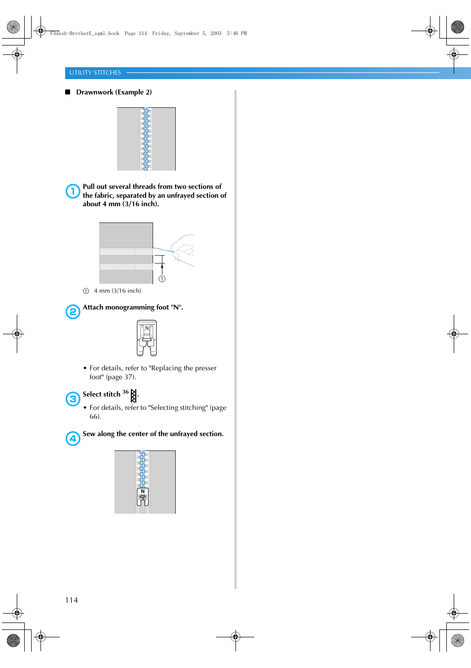 Brother NX 600 User Manual | Page 120 / 160