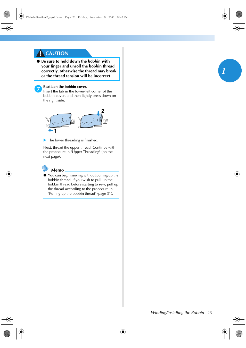 Brother NX 600 User Manual | Page 29 / 160