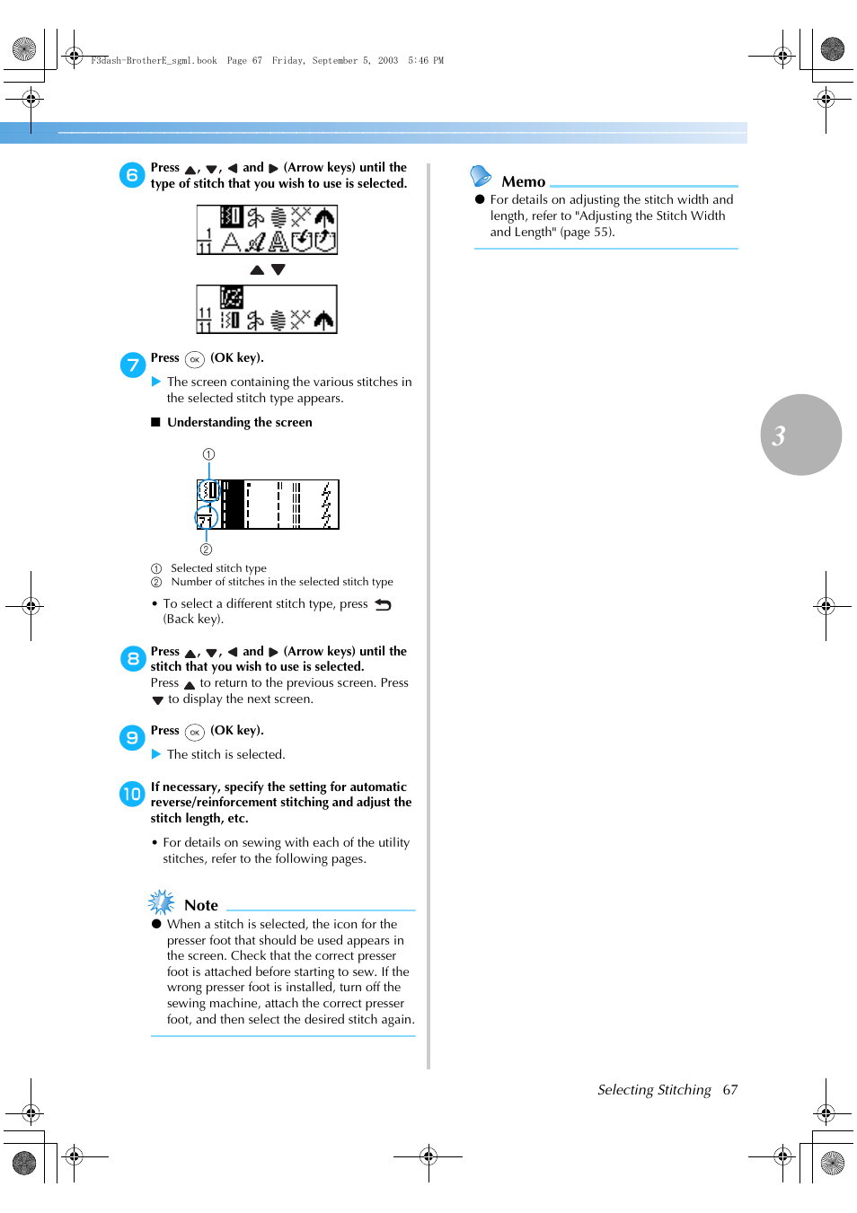 Brother NX 600 User Manual | Page 73 / 160