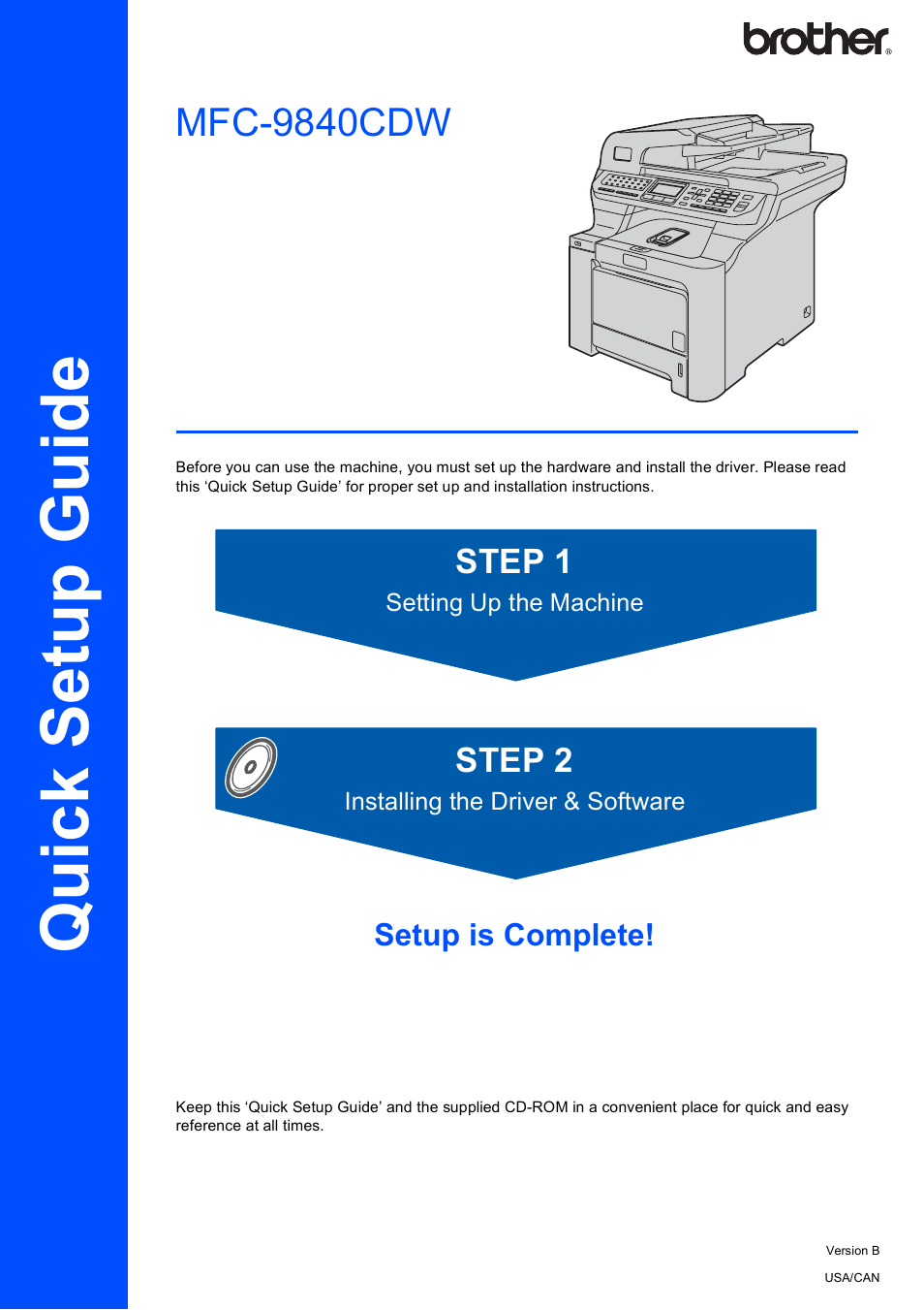 Brother MFC 9840CDW User Manual | 53 pages