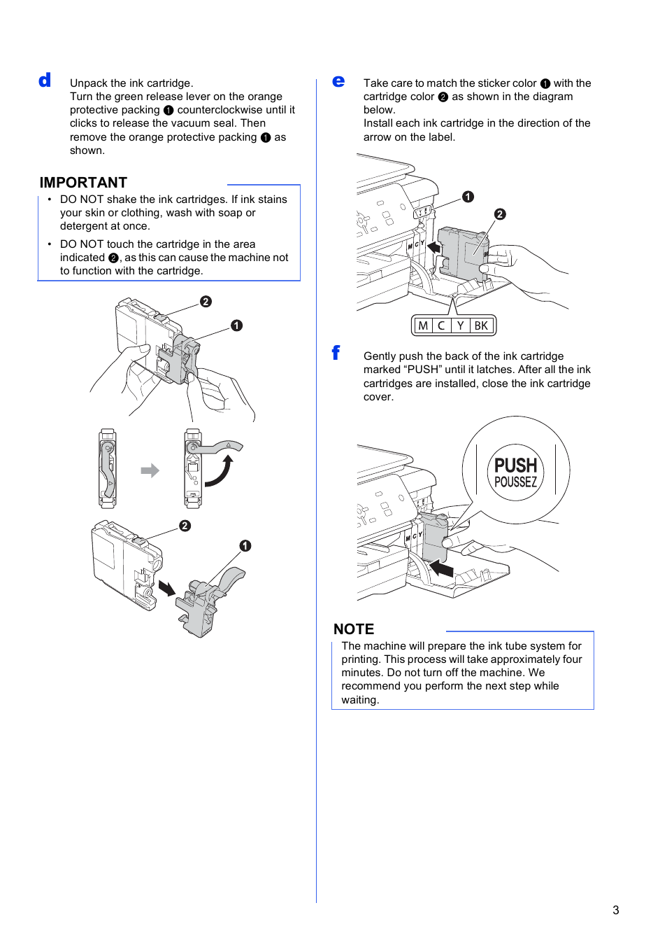 Important | Brother DCP-J152W User Manual | Page 3 / 32