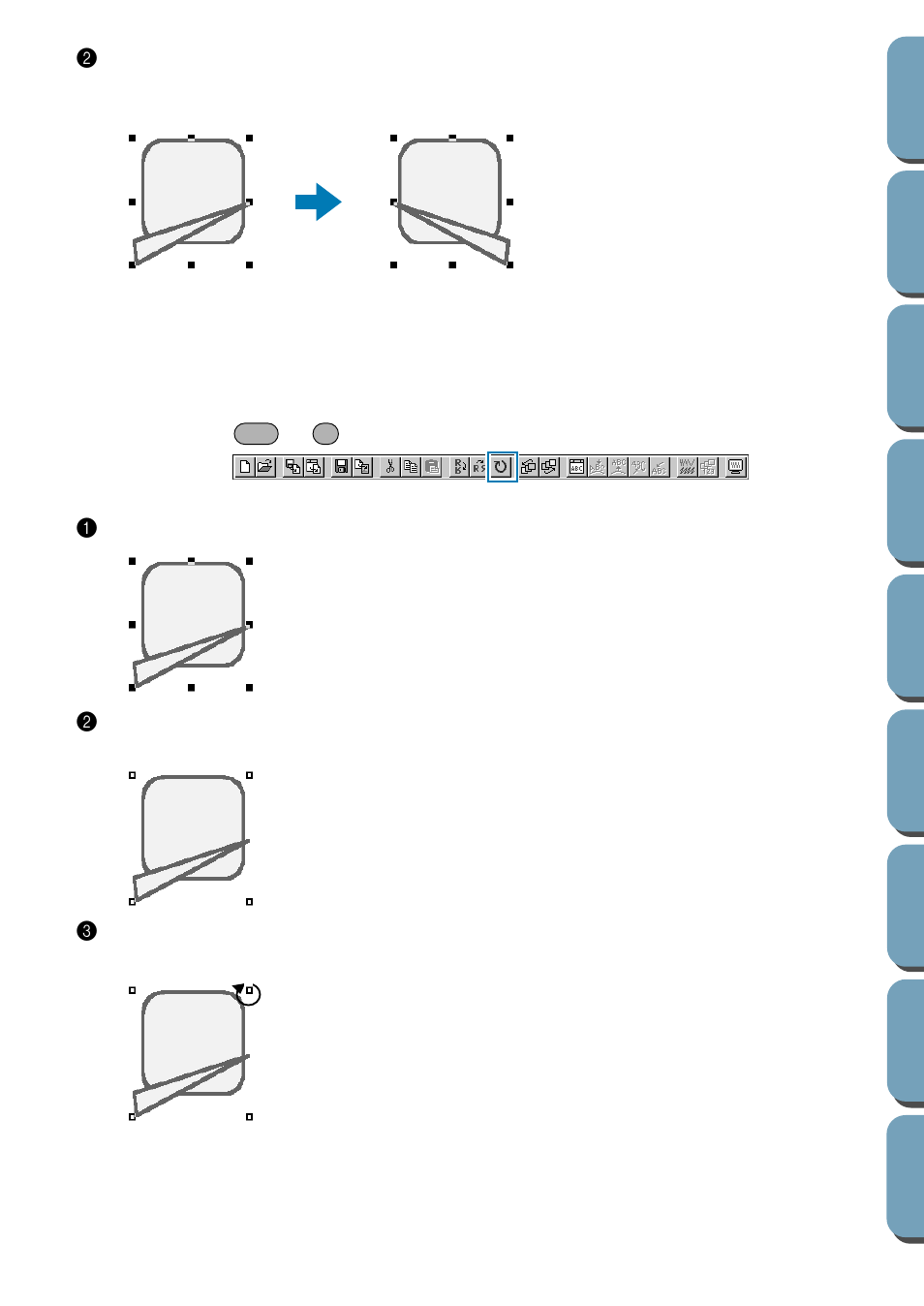 Rotate | Brother PE-DESIGN Ver.432 User Manual | Page 145 / 200