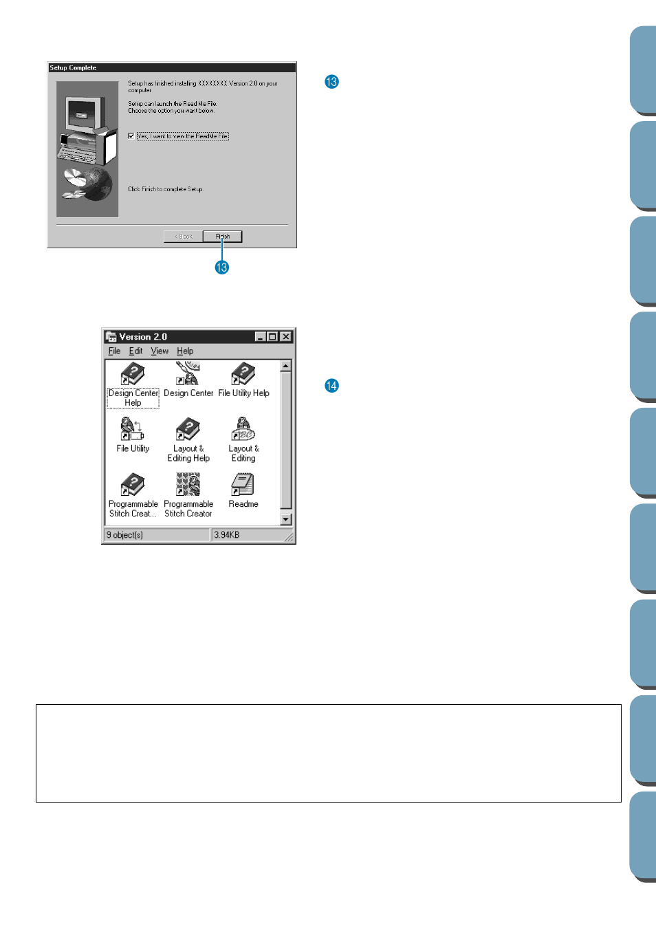 Note on the use of version 2.0 and the internet ex | Brother PE-DESIGN Ver.432 User Manual | Page 15 / 200