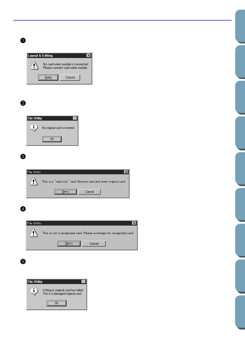 Error messages | Brother PE-DESIGN Ver.432 User Manual | Page 176 / 200