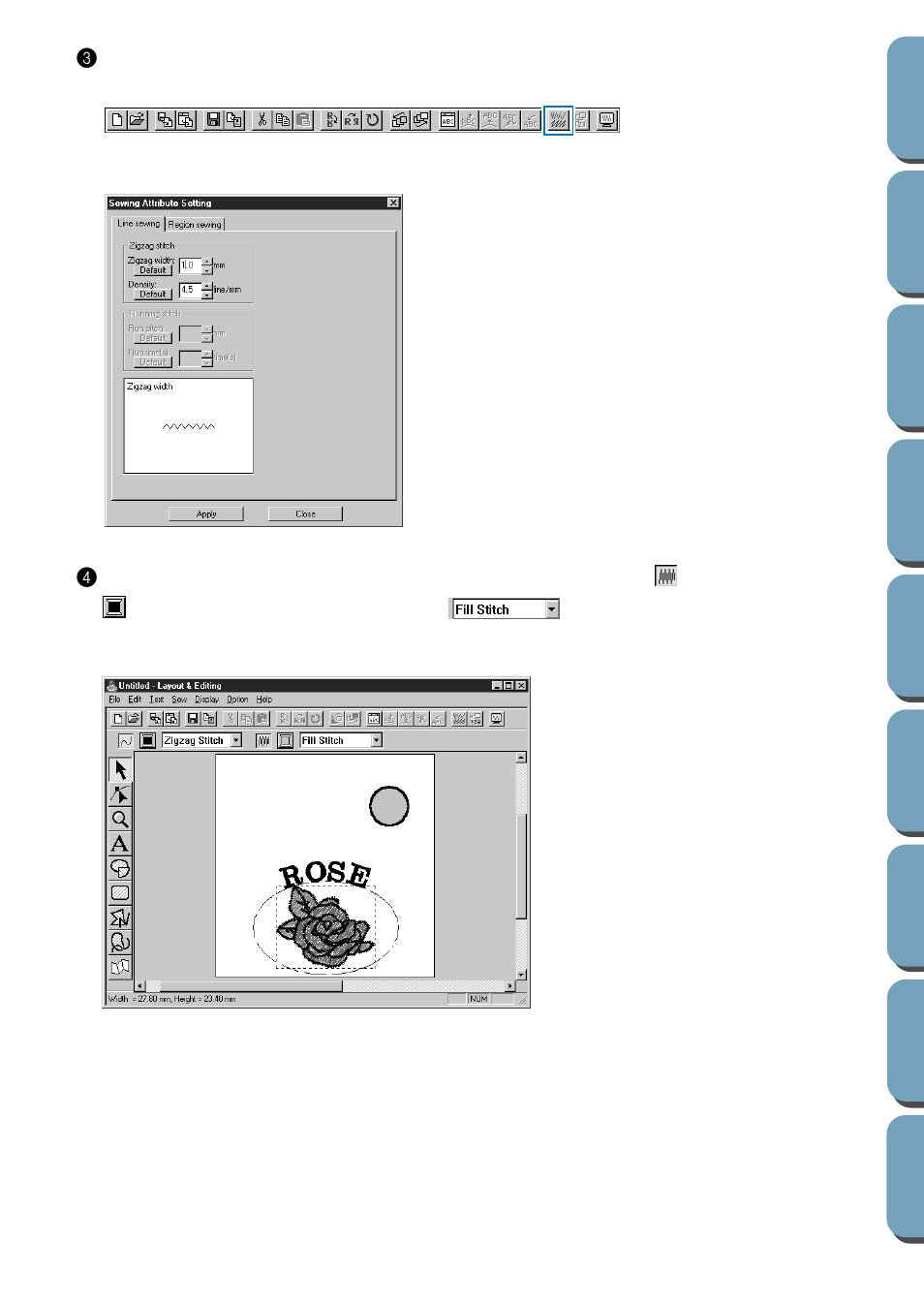 Brother PE-DESIGN Ver.432 User Manual | Page 45 / 200