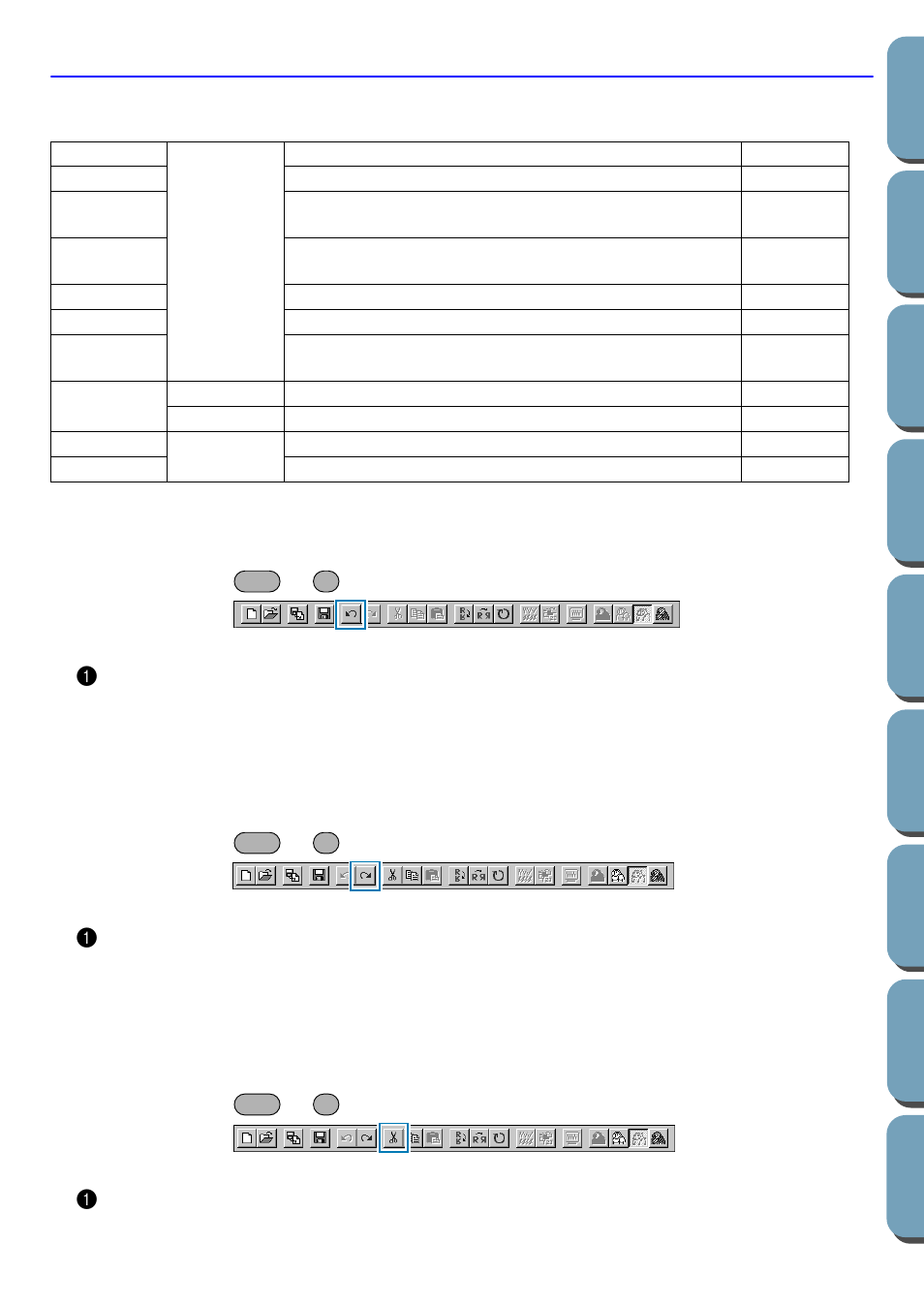 Edit menu, Undo, Redo | Brother PE-DESIGN Ver.432 User Manual | Page 83 / 200