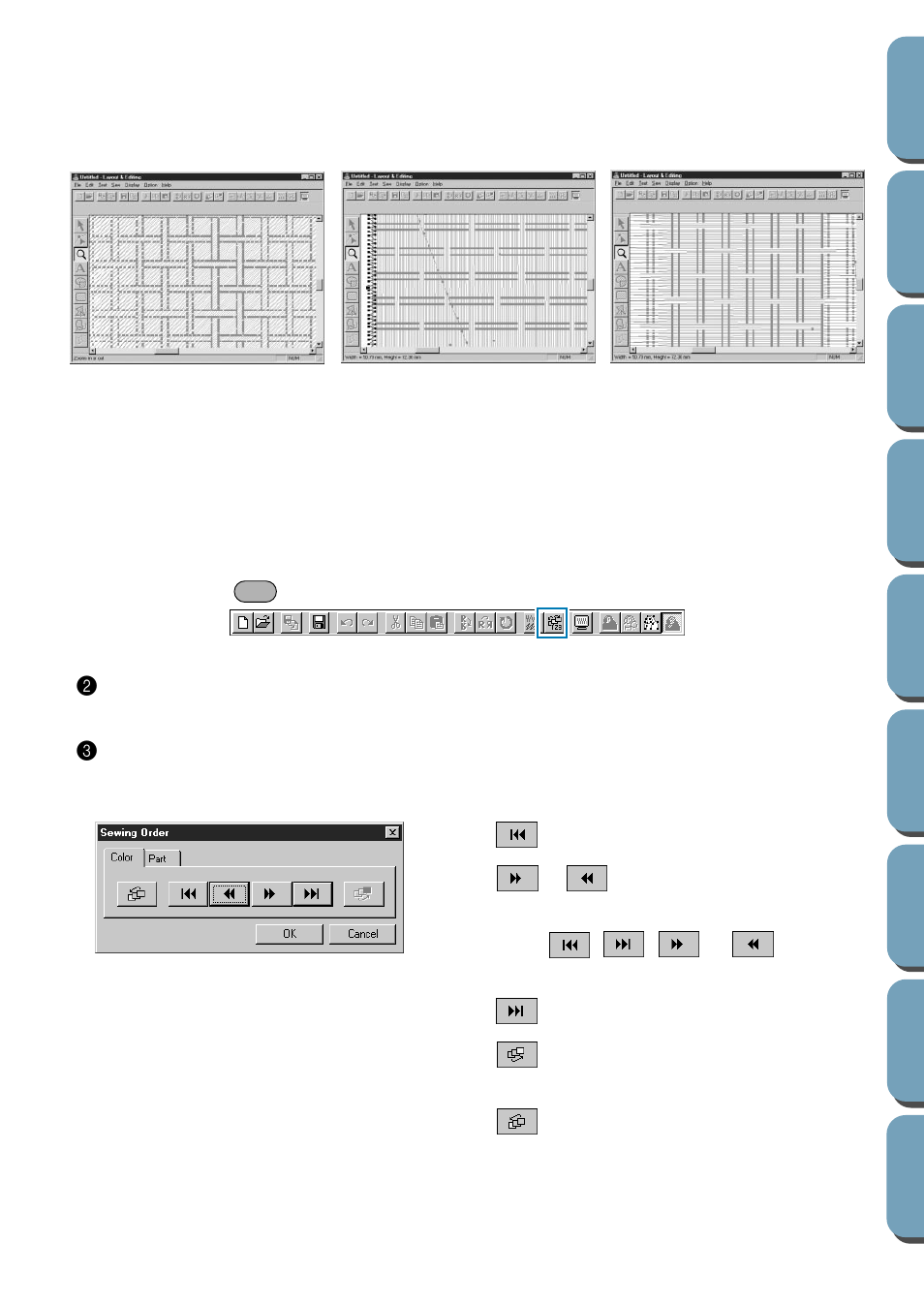 Sewing order | Brother PE-DESIGN Ver.432 User Manual | Page 90 / 200