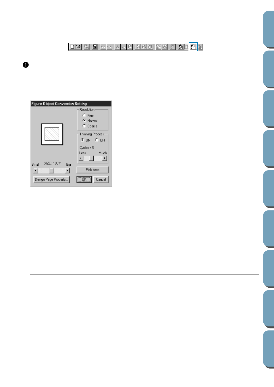 To figure handle, O figure handle” and “t, To figure handle” and “t | Brother PE-DESIGN Ver.432 User Manual | Page 98 / 200