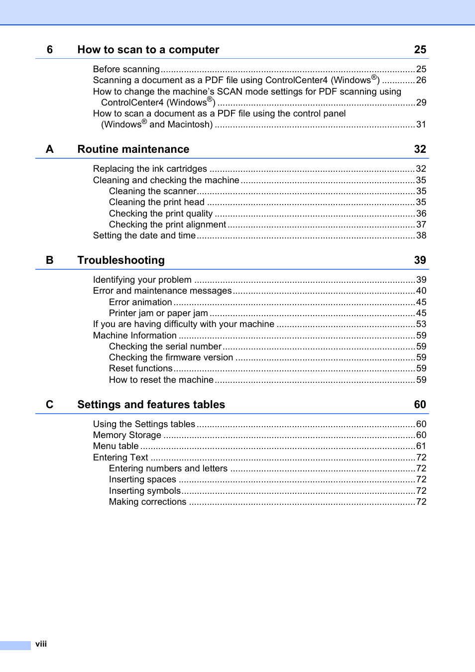 Brother DCP-J152W User Manual | Page 10 / 95