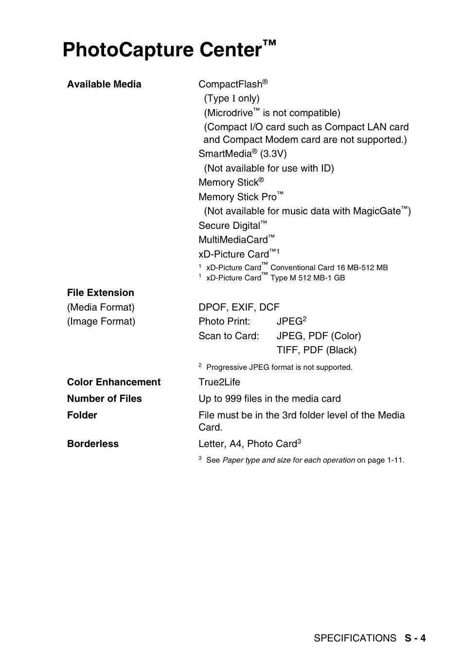 Photocapture center | Brother MFC-640CW User Manual | Page 209 / 225