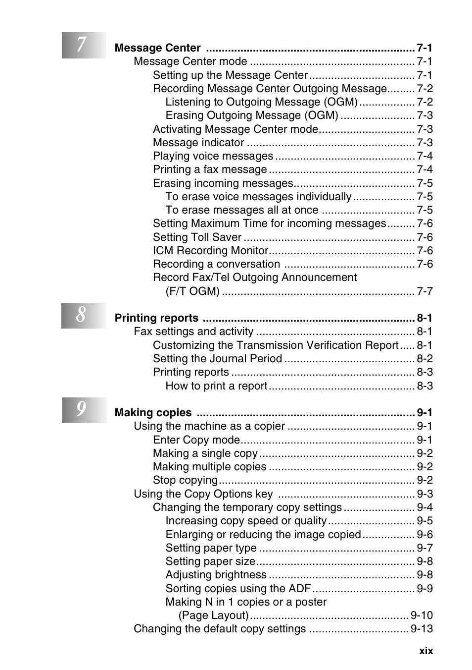 Brother MFC-640CW User Manual | Page 21 / 225