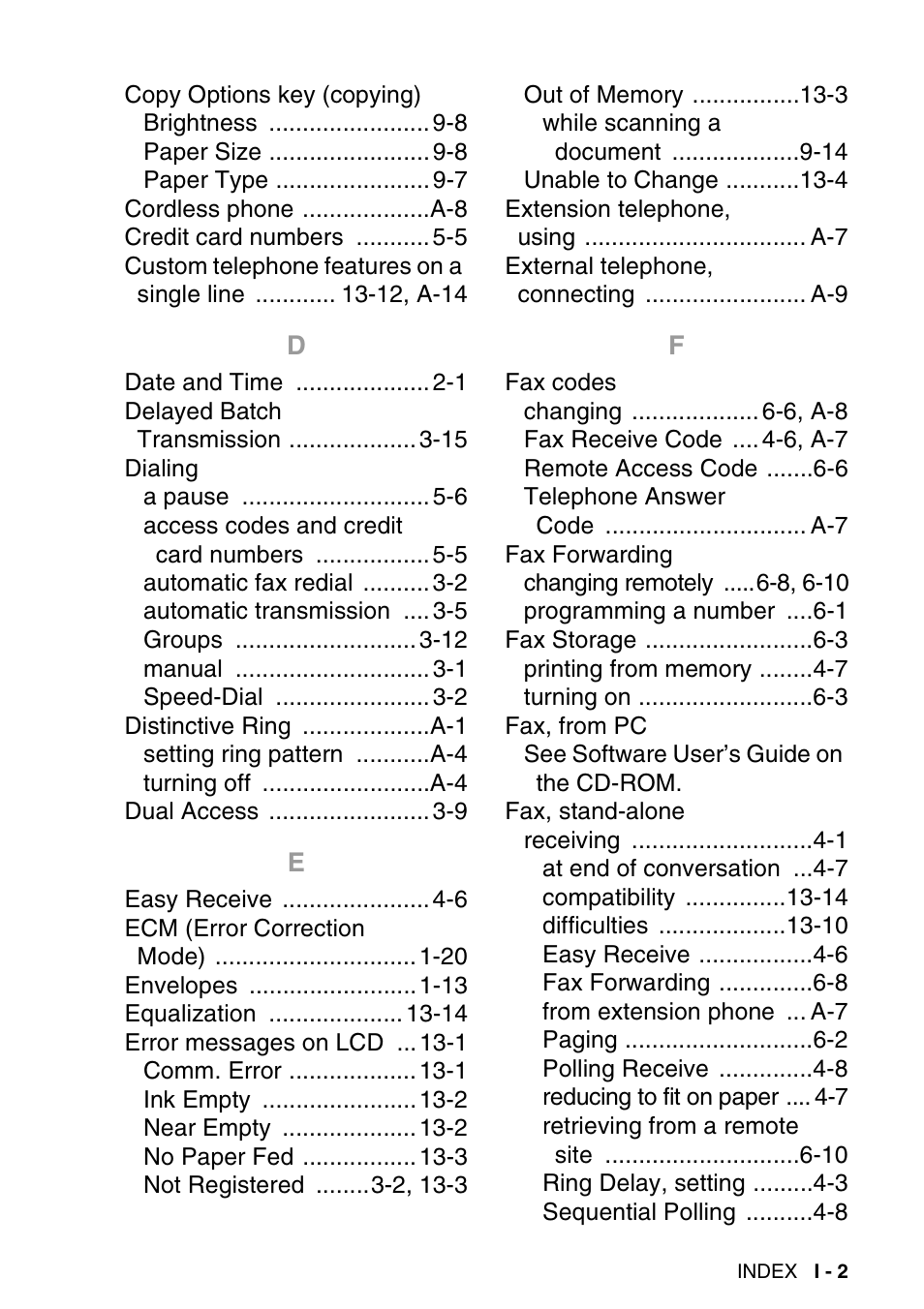 Brother MFC-640CW User Manual | Page 217 / 225
