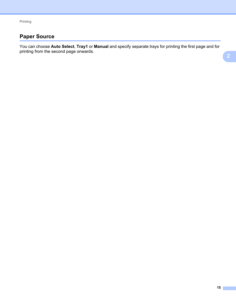 Paper source, 2paper source | Brother MFC-7240 User Manual | Page 22 / 160