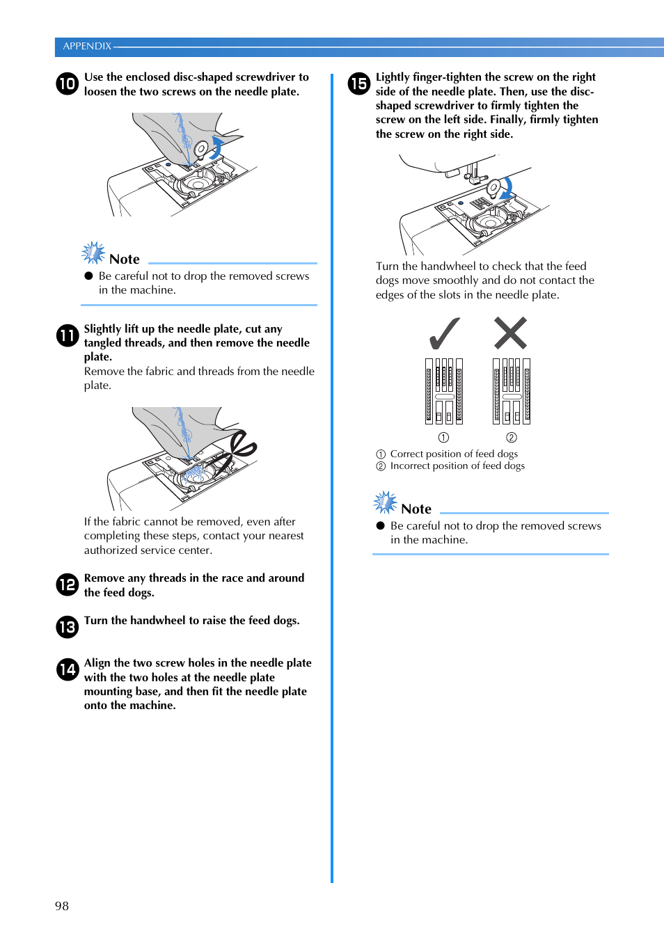 Brother XR1355 User Manual | Page 100 / 112