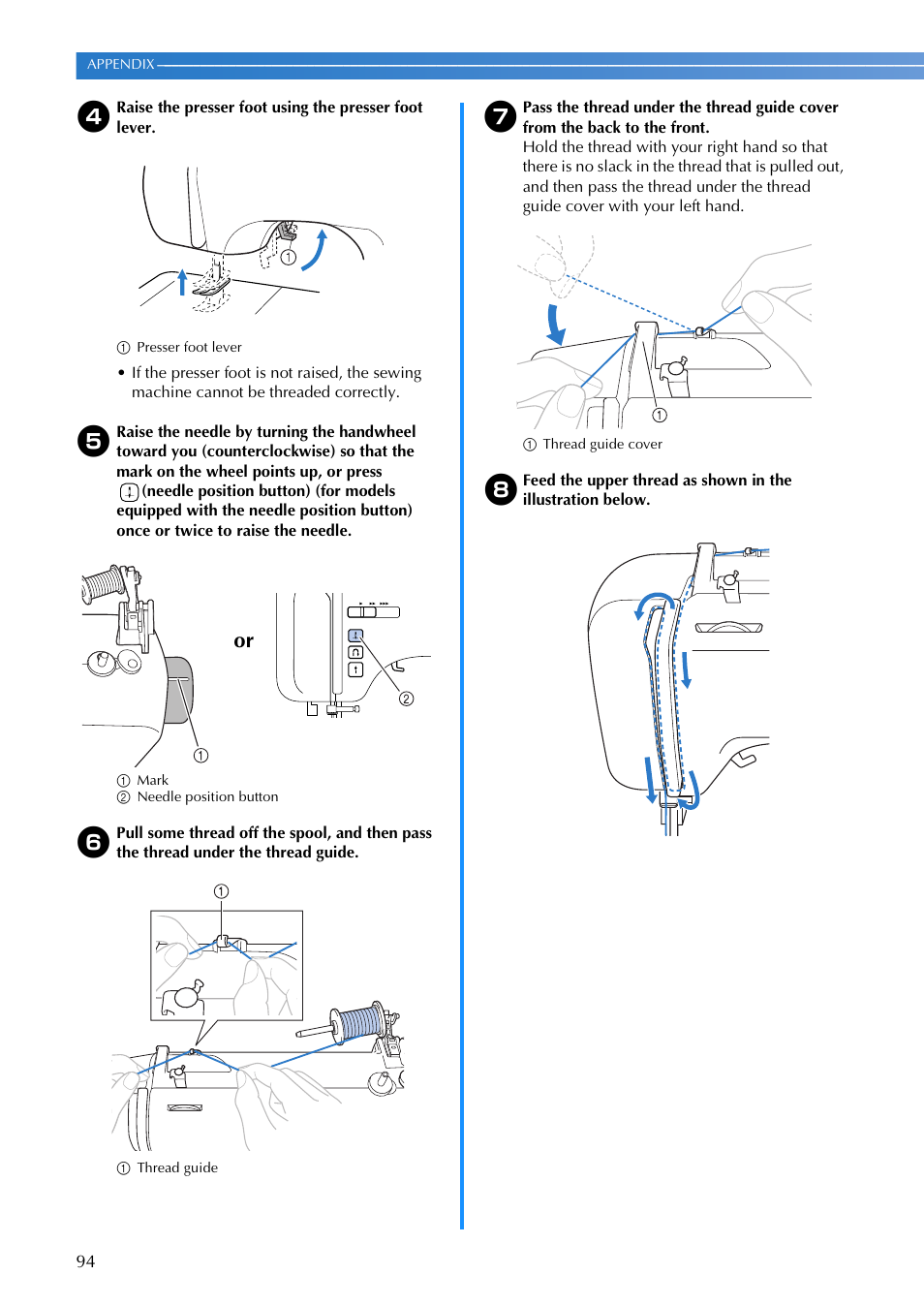 Brother XR1355 User Manual | Page 96 / 112